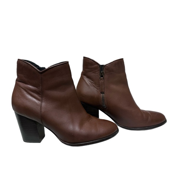 Thursday Boot Company Uptown Heeled Ankle Bootie Brown Size 9.5 - Picture 3 of 10